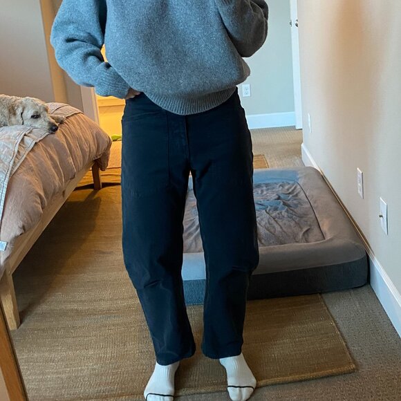 Nili Lotan Shon barrel leg pants in Carbon, size 00 - Picture 4 of 10